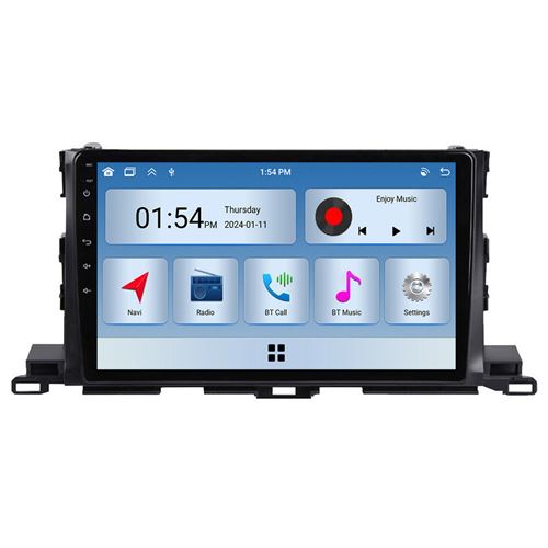 Autoradio RoverOne® Bluetooth CarPlay 2 Din 6Go RAM 128Go ROM pour Toyota Highlander 3 XU50 2013-2018