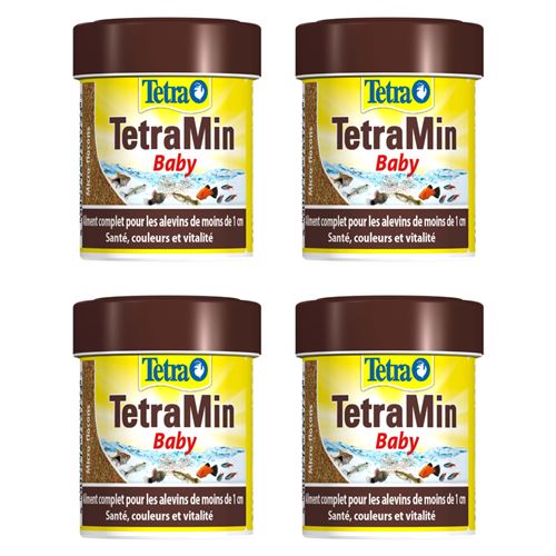 Comparer les prix de Aliment Complet Tetra Tetramin Baby 66ml (Lot De 4)