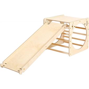 Cube D'activité Relaxdays En Bois - Design A Avec Circuit De Motricité Pour Enfants Dès 3 Ans !
