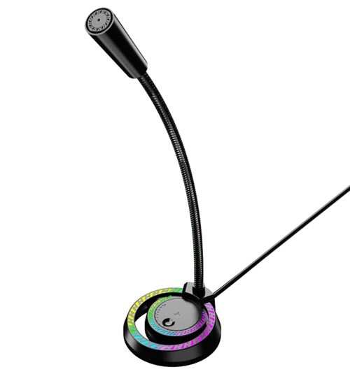 Generique Noir Microphone F3 Rgb - Image 2