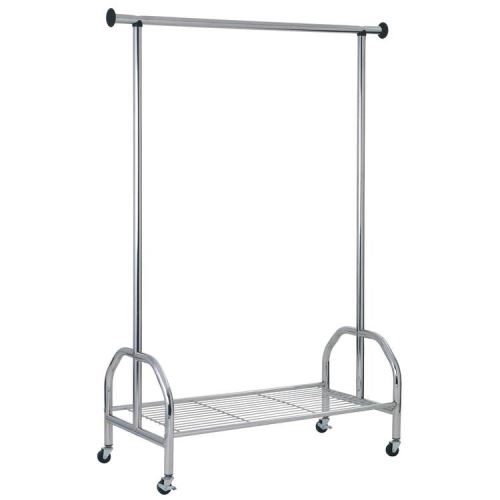 Portant en acier - L120xP50xH165cm SEBASTIAN - Alu