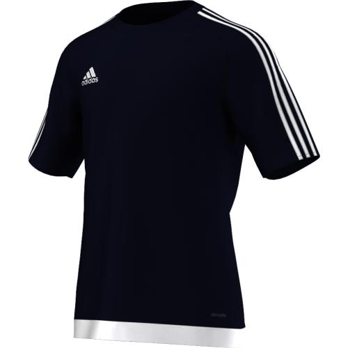 Adidas - Maillot adidas Estro15 - 5/6 ans - bleu nuit/blanc