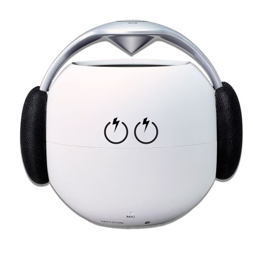 MOB - Enceinte mini format kit main libre BT tactile puissance 3W entree micro USB - Blanc