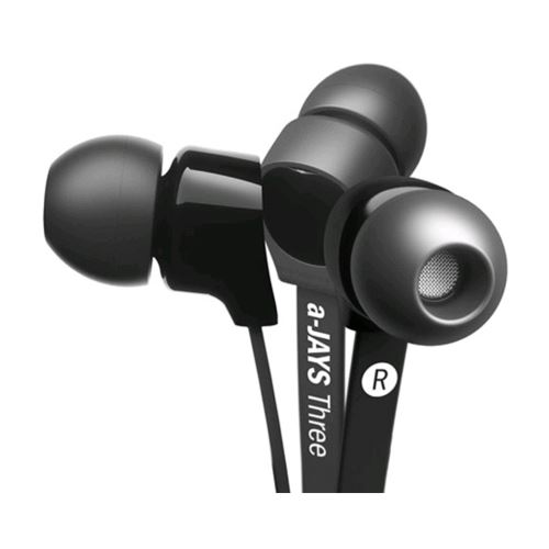 JAYS a-JAYS One - In-ear hoofdtelefoons - inwendig - met bekabeling - 3,5 mm-stekker - zwart