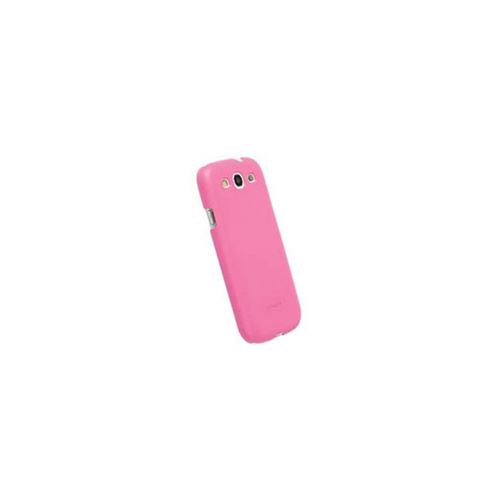 Krusell BioCover - Beschermende bedekking voor mobiele telefoon - bio-plastik - roze - voor Samsung Galaxy S III