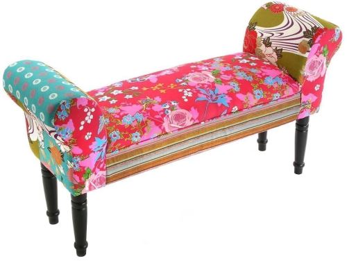 Versa - Bout de lit avec accoudoirs Patchwork