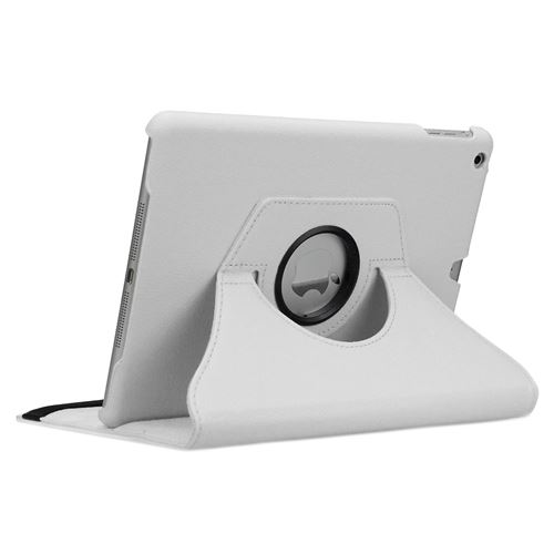 doupi Rotatif Housse pour iPad Pro (10,5 pouces), Deluxe 360 Degrés Smart Coque de Protection Simili Cuir Coque Cover et Case, blanc
