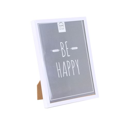 The Home Deco Factory - Cadre photo design Home Factory - L. 13 x 18 cm - Blanc - Home Factory