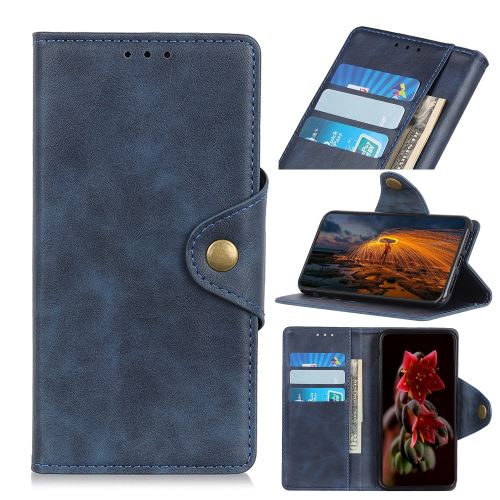 Etui en PU avec support bleu pour Huawei Honor 9X Pro