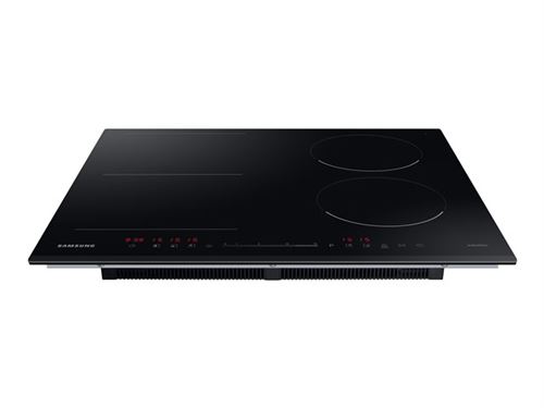 Samsung NZ64R3747B - Table de cuisson à induction - 4 plaques de cuisson - Niche - largeur : 56 cm - profondeur : 49 cm - avec bord coupé
