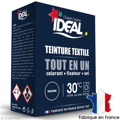 Kit complet teinture Ideal Tout en Un - Maxi Bleu marine - 350 gr
