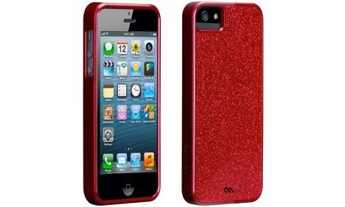 Case-Mate Glam - Beschermhoes voor mobiele telefoon - vuurrood - voor Apple iPhone 5, 5s