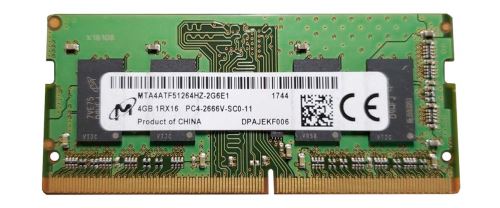 Micron Mta4atf51264hz-2g6e1 4 Go DDR4 sans Tampon, Non-ECC RAM Module – Multicolore