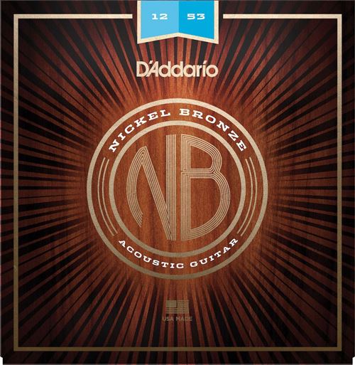 D'Addario NB1253 Nickel Bronze Light 12-53 - Image 2