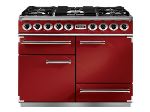 Falcon PKR 1092 Deluxe - Cuisinière (four à deux étages) - pose libre - largeur : 109.2 cm - profondeur : 67 cm - hauteur : 91.2 cm - avec système auto-nettoyant - Rouge cerise