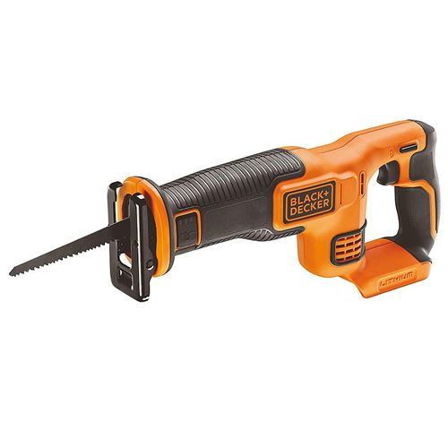 Black+Decker Black And Decker - Scie Sabre Sans Fil 18 V Débattement 22 Mm Lame De 15 Cm Sans Batterie