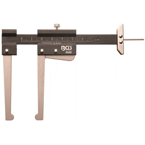 Pied à Coulisse Numérique BGS 9177 - Mesure Disques De Frein - 80mm - Précision 0,01mm
