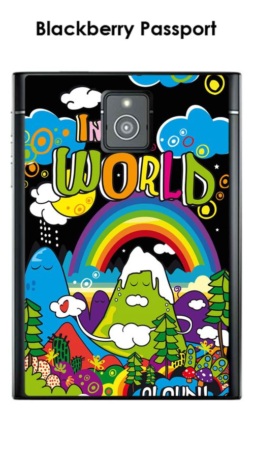 Coque Blackberry Passport design my-world