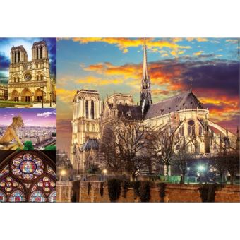 Puzzle 1000 pièces - Le magnifique Mont Saint-Michel - CLEMENTONI -  Architecture et monument - Adulte