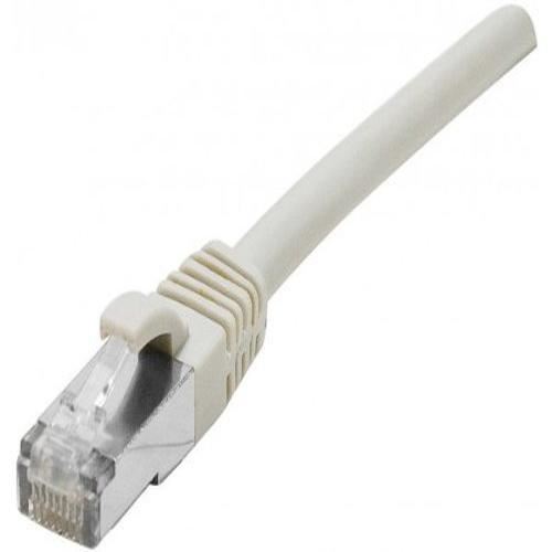 Cordon RJ45 catégorie 6 F/UTP LSOH snagless gris - 5 m