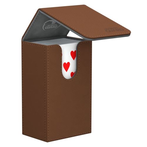 Ultimate Guard - French Tarot Flip Deck Case 80+ XenoSkin Brun