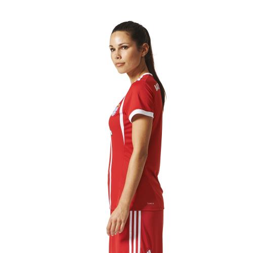 Adidas - Maillot femme FC Bayern Munich 2017/2018 - L - rouge vif/blanc