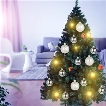 Boule De Noel Brillante Boule De Noel Decoration De Sapin12pcs Brillant Et Poli Boule De Sapin De Noel Brillant Ornements Decorations Blanc Accessoires Mobilier De Jardin Achat Prix Fnac
