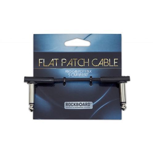 Rockboard Noir Flat Patch Cab-Pc-F-5-Blk - Câble Pach 5 Cm - Image 1