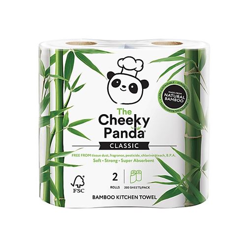 Essuie-tout (2 rouleaux) - Cheeky Panda