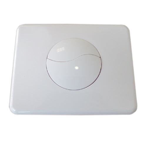Plaque de commande de chasse d'eau double Verso 800 blanc Siamp