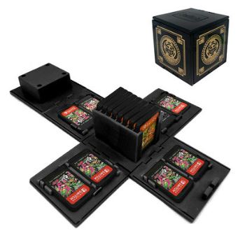 Etui et protection gaming Wisetony Boîtes de rangement avec 12 poches pour  jeux Nintendo Switch - Jaune