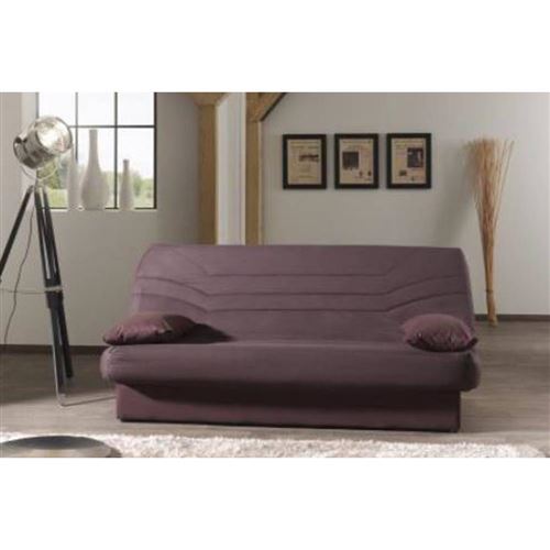 CLIC CLAC LUXE convertible CASLANO chocolat 130*190cm matelas 12 cm