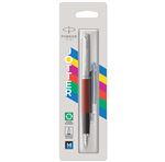 PARKER Jotter Originals Stylo plume, rouge, Plume moyenne, sous blister