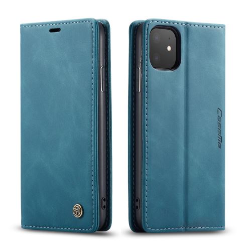 Etui en PU bascule auto-absorbée bleu pour votre Apple iPhone XR (2019) 6.1 pouces