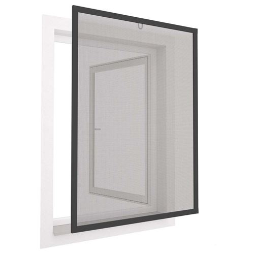 Easy Life - Moustiquaire pour fenêtre avec cadre en aluminium 120x140 cm