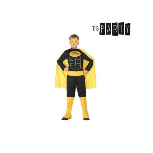Déguisement pour Enfants Super héros Noir (Taille 7-9 Ans)