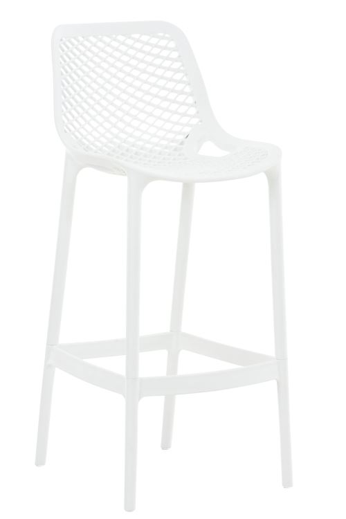 Non Communiqué Blanc Clp Tabouret De Bar Extérieur Air