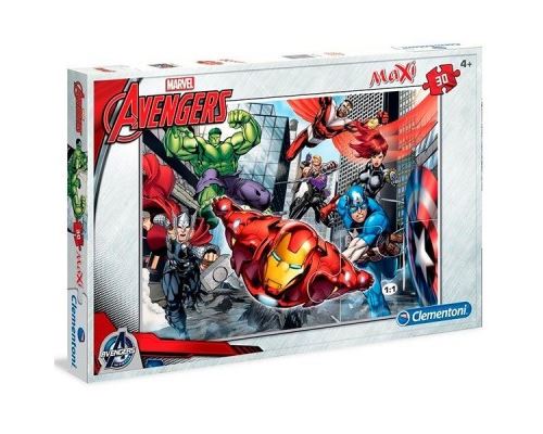 Puzzle 30 Pièces : Pièces XXL - Avengers, Clementoni