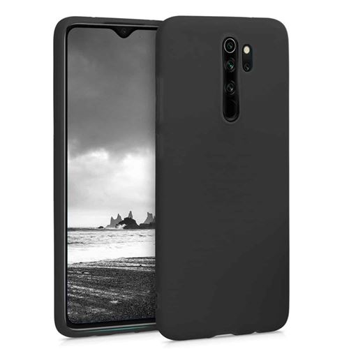 Coque pour Xiaomi Redmi Note 8 Pro en Silicone Gel noire, souple et Résistante