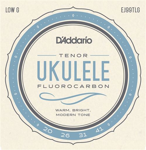 D'Addario EJ99TLG Cordes Ukulele Tenor Sol Grave - Image 2