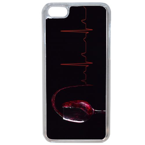 Coque Verre De Vin Électrocardiogramme 2 Compatible Iphone 7 Transparent