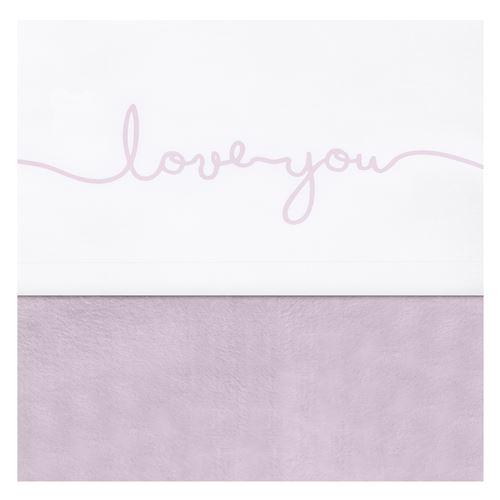 Drap 120x150cm Love you - Rose