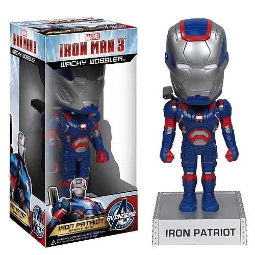 Funko Marvel Iron Man Film 3 Iron Patriot Wacky Wobbler