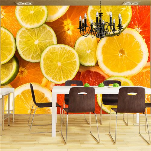 papier peint - citrus fruits - artgeist - 250x193