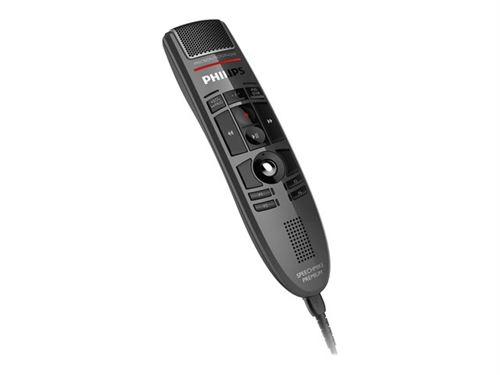 Philips Speechmike Premium Usb Lfh3500 - Microphone Haut-Parleur - Gris Perle Foncé