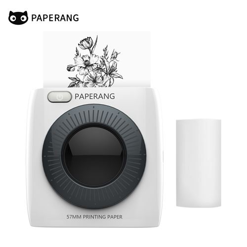 Imprimante thermique PAPERANG P2 mini portable Bluetooth Compatible avec Android /iOS/ Windows/ Mac - Blanc