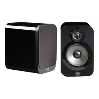 Q Acoustics 3000 Series 3020 - Haut-parleurs - étagère - 2 voies - vernis-laque noir