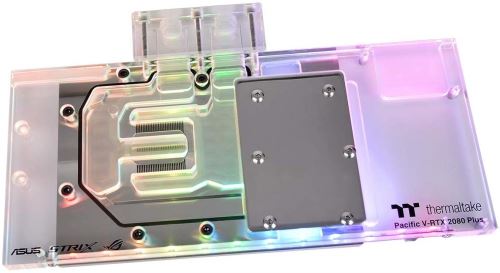 Thermaltake Pacific V-RTX 2080 Plus (ASUS ROG) / 16.8 Million Colors LED/LCS/GPU Refroidisseur