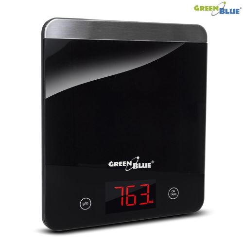 Green blue gb171 balance de cuisine numérique avec affichage led et balance électronique jusquà 5 kg fonction tare noir