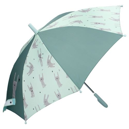 Kidzroom parapluie Fearless rabbits girls 44 cm vert